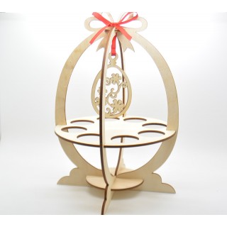 Αυγοθήκη ξύλινη για πασχαλινά αυγά Αυγοθήκη ξύλινη για πασχαλινά αυγά