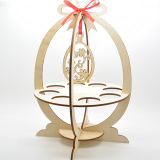 Αυγοθήκη ξύλινη για πασχαλινά αυγά Αυγοθήκη ξύλινη για πασχαλινά αυγά