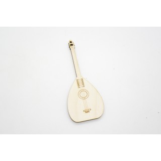 Ξύλινο Διακοσμητικό κρητικό λαούτο