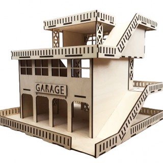 Ξύλινο Μεγάλο τριώροφο Πάρκινγκ γκαράζ