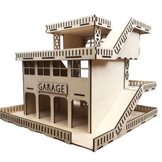 Ξύλινο Μεγάλο τριώροφο Πάρκινγκ γκαράζ