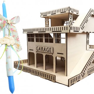 Πασχαλινή λαμπάδα τριώροφο Πάρκινγκ γκαράζ