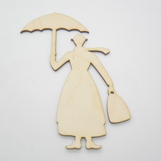Ξύλινο Διακοσμητικό Mary Poppins