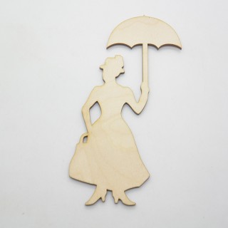 Ξύλινο Διακοσμητικό Mary Poppins