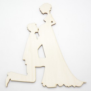 Ξύλινο Διακοσμητικό γαμπρός - νύφη Ξύλινο Διακοσμητικό γαμπρός - νύφη