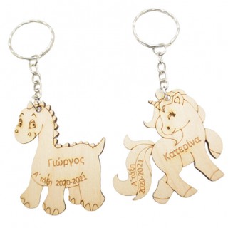 Μπρελόκ αναμνηστικό με το όνομα του παιδιού και του σχολείου Μπρελόκ αναμνηστικό με το όνομα του παιδιού και του σχολείου