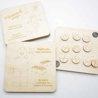 Αναμνηστική Ξύλινη Τρίλιζα σε δύο σχέδια μάζι με αφιέρωση από την δασκάλα Αναμνηστική Ξύλινη Τρίλιζα σε δύο σχέδια μάζι με αφιέρωση από την δασκάλα