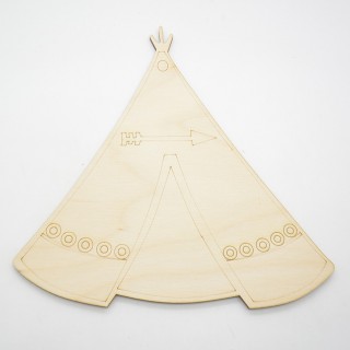 Ξύλινο Διακοσμητικό Ινδιάνικη Σκηνή Ξύλινο Διακοσμητικό Ινδιάνικη Σκηνή