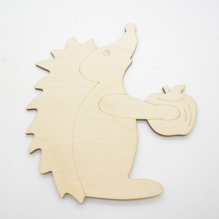 Ξύλινο Διακοσμητικό Σκαντζόχοιρος