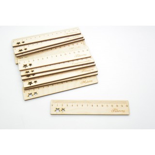 Ξύλινος αναμνηστικός χάρακας με όνομα Ξύλινος αναμνηστικός χάρακας με όνομα