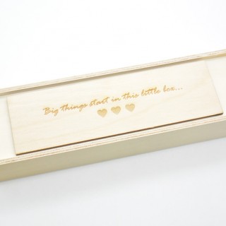 Ξύλινη Κασετίνα με αφιέρωση