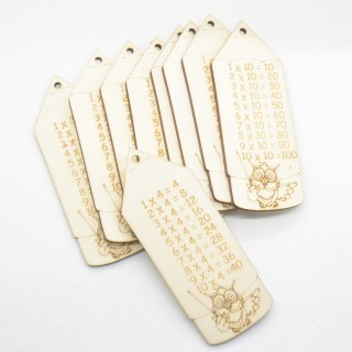 Ξύλινα Μολύβια με την προπαίδεια κουκουβάγια Ξύλινα Μολύβια με την προπαίδεια κουκουβάγια