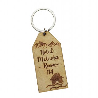 Ξύλινο Μπρελόκ για κλειδιά ξενοδοχείου Ξύλινο Μπρελόκ για κλειδιά ξενοδοχείου