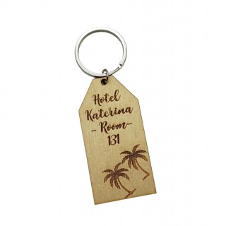 Ξύλινο Μπρελόκ για κλειδιά ξενοδοχείου Ξύλινο Μπρελόκ για κλειδιά ξενοδοχείου