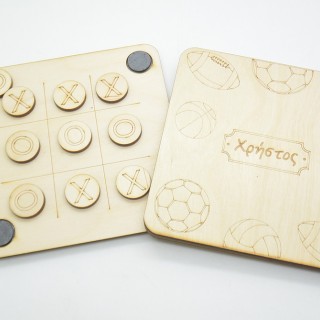 Μπομπονιέρα Ξύλινη τρίλιζα διάφορες μπάλες