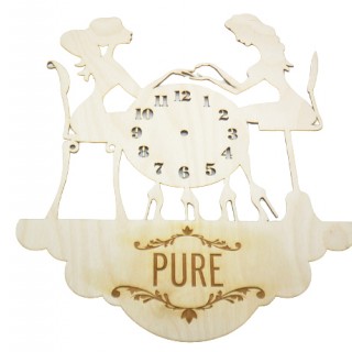 Ρολόι Τοίχου για Μανικιούρ Πεντικιούρ Beauty Salon