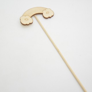 Ξύλινο Στικ ουράνιο τόξο