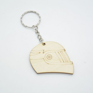 Ξύλινο Μπρελόκ κράνος Ξύλινο Μπρελόκ κράνος