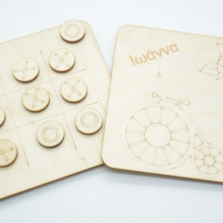 Ξύλινη Τρίλιζα ποδηλατάκι vintage