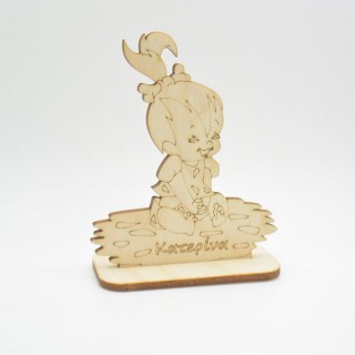 Διακοσμητική Ξύλινη σταλίτσα με βάση