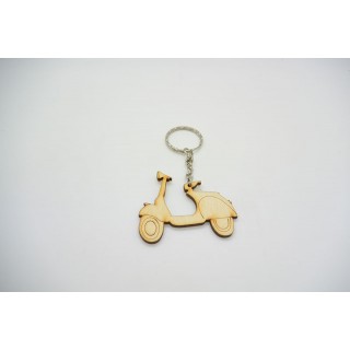 Μπρελόκ Βέσπα ξύλινο