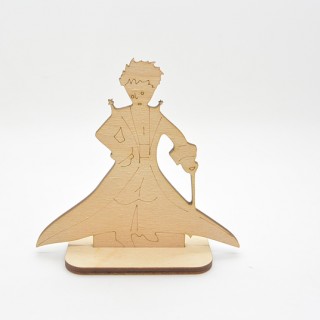 Διακοσμητικό Ξύλινο μικρός πρίγκιπας με βάση