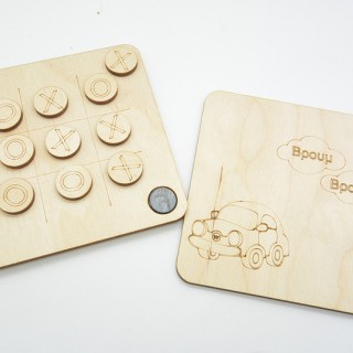 Ξύλινη Τρίλιζα αυτοκινητάκι 