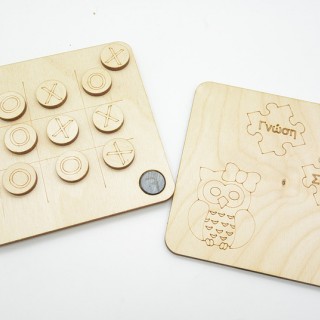 Ξύλινη Τρίλιζα κουκουβάγια