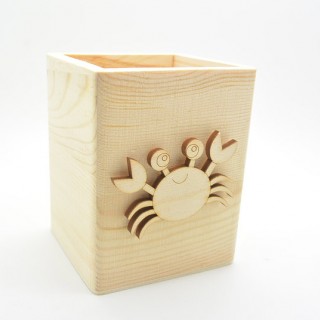 Μολυβοθήκη Ξύλινη καβουράκι Μολυβοθήκη Ξύλινη καβουράκι