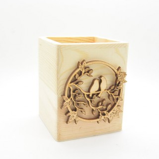 Μολυβοθήκη Ξύλινη πουλάκι Μολυβοθήκη Ξύλινη πουλάκι