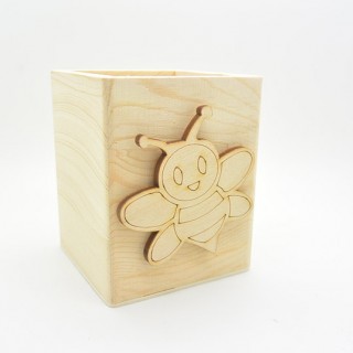 Μολυβοθήκη Ξύλινη μελισσούλα Μολυβοθήκη Ξύλινη μελισσούλα