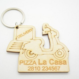 Διαφημιστικό Μπρελόκ για πιτσαρία Διαφημιστικό Μπρελόκ για πιτσαρία