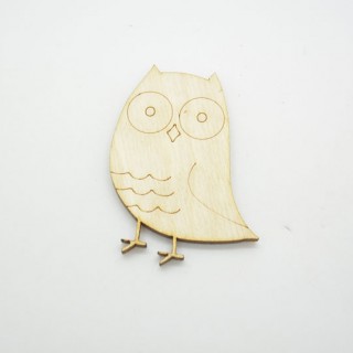 Ξύλινη Διακοσμητική κουκουβάγια