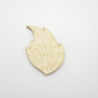 Ξύλινο Διακοσμητικό φύλλο