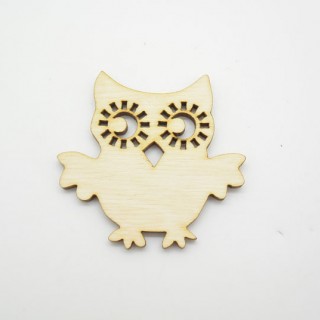 Ξύλινη Διακοσμητική κουκουβάγια