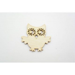 Ξύλινη Διακοσμητική κουκουβάγια