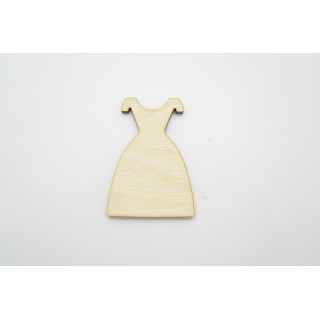 Ξύλινο Διακοσμητικό φόρεμα