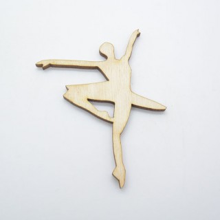 Ξύλινη Διακοσμητική μπαλαρίνα Ξύλινη Διακοσμητική μπαλαρίνα