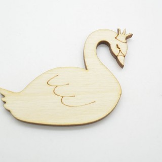 Ξύλινος Διακοσμητικός κύκνος