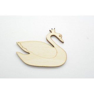 Ξύλινος Διακοσμητικός κύκνος Ξύλινος Διακοσμητικός κύκνος