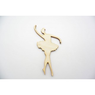Ξύλινη Διακοσμητική  μπαλαρίνα