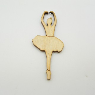 Ξύλινη Διακοσμητική μπαλαρίνα Ξύλινη Διακοσμητική μπαλαρίνα