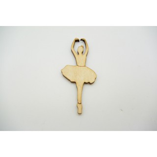 Ξύλινη Διακοσμητική μπαλαρίνα