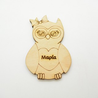 Ξύλινη Διακοσμητική κουκουβάγια