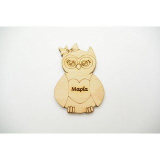 Ξύλινη Διακοσμητική κουκουβάγια