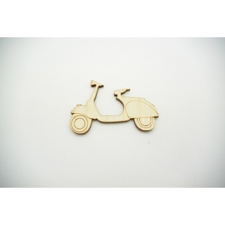 Ξύλινο Διακοσμητικό βέσπα 