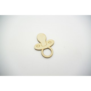 Ξύλινη Διακοσμητική πιπίλα 