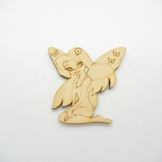 Ξύλινη Διακοσμητική νεράιδα Ξύλινη Διακοσμητική νεράιδα