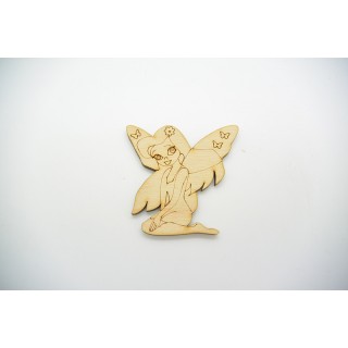 Ξύλινη Διακοσμητική νεράιδα 