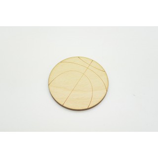 Ξύλινο Διακοσμητικό μπάλα μπάσκετ 